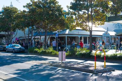 People enjoying the long weekend in the small historic country town of Berry, best known for award-winning restaurants, sophisticated…