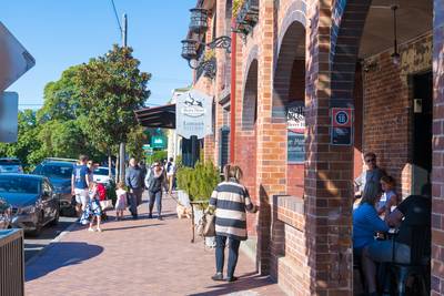 People enjoying the long weekend in the small historic country town of Berry, best known for award-winning restaurants, sophisticated…