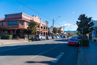 People enjoying the long weekend in the small historic country town of Berry, best known for award-winning restaurants, sophisticated…