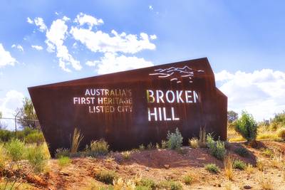 BH Iron road sign name