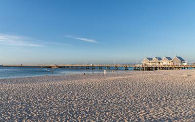 Entrance to Busselton Jetty via the Souvenirs and Tour Bookings Shop