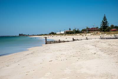 Busselton Beach view from West Busselton, Western Australia