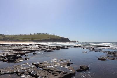 Walkers beach at South Coast New South Wales, Australia