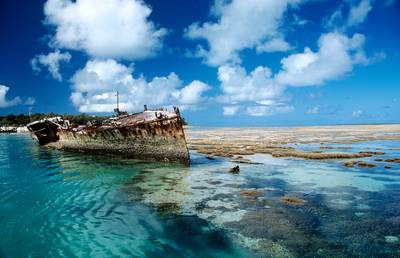 Shipwreck on heron island