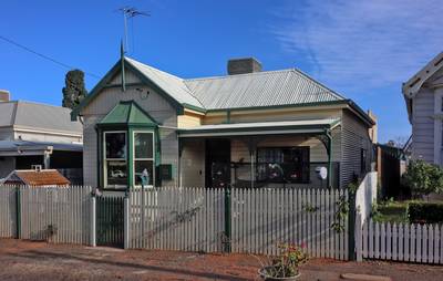 Historic, old, cottages built in the turn-of-the-century style in Kalgoorlie-Boulder, Western Australia
