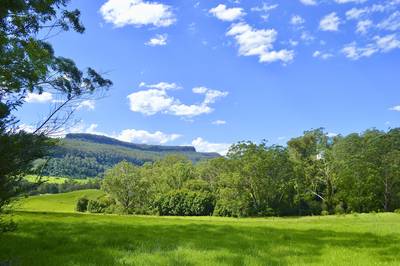 A beautiful rural scene at Kangaroo Valley, Australia.