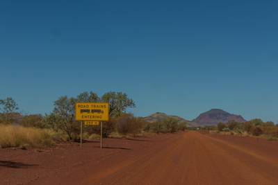 Dirt road in rural Australia