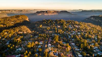 Aerial view of Leura