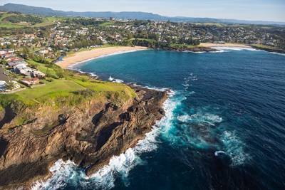 The beautiful coastal town of Kiama, located just south of Sydney featuring the iconic lighthouse, blowhole and scenic boat harbour.…