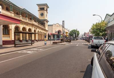 Hunter Mall in Maitland, NSW, Australia.