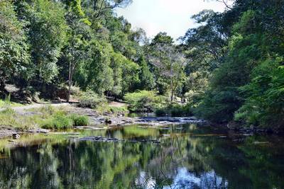 Beautiful Gardners Falls in Maleny