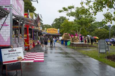Food Vendors and Showbag Warehouse at Agricultural Show
