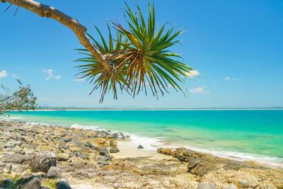 Noosa National Park on a clear day with blue water