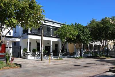 The historic Trustee Chambers building along the Quay Street heritage precinct in Rockhampton, Queensland, Australia