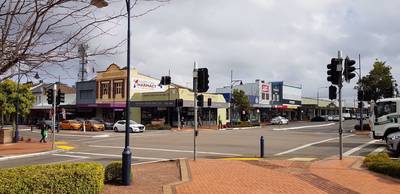 Intersection of Victoria Street and Manning Street Taree