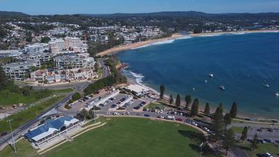 aerial view of the haven at terrigal