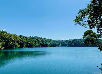 Lake Eacham in Queensland, Australia